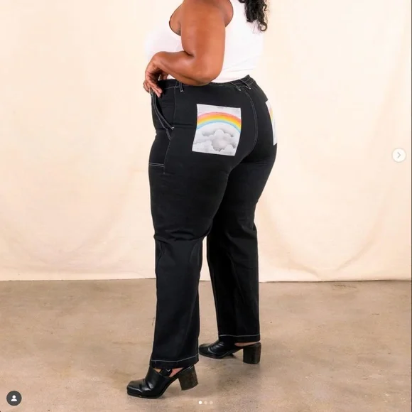 Big Bud Press Airbrush Rainbow Work Pants - Picture 4 of 5